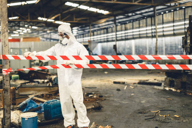 Professional Crime Scene Cleanup technician working in Thornton, IL